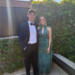 “Irises” dress Yellow the Label